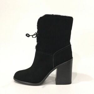 Ugg Black Suede Ankle Boots